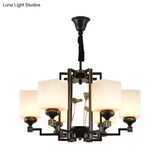 Traditional Style Black Metal Chandelier With 6/8/10 Lights - Dining Room Pendant Lighting