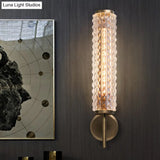 Traditional Tube Wall Mount Lamp - 1 Head Metal Lighting In Bronze Ideal For Living Room