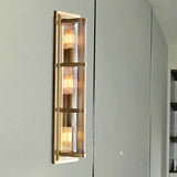 Traditionary Metal Tube Sconce Light With 2/3/4 Heads In Black/Gold Elegant Wall Lamp For Your