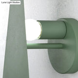 Tree Wall Mount Light - Nordic Macaron Style Green/Grey/White Bedroom Lighting