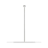 Tube Chandelier Led Ceiling Pendant Light - Modern Black/White/Gold Design 2/4/6-Light Options