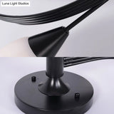 Twisted Living Room Semi Mount Lighting - Traditional Frosted Glass Ceiling Light With 4/6 Lights