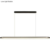 Ulta-Thin Led Island Lamp With Acrylic Shade - Minimalistic Lighting Solution