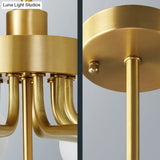 Ultra-Contemporary Milk Glass Balloon Chandelier For Living Room Ceiling