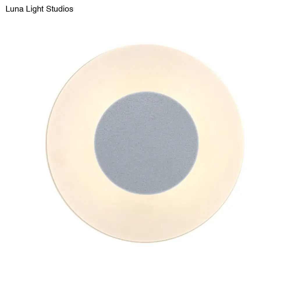 Ultra Thin Acrylic Led Wall Sconce In Warm/White/Natural Light - Minimalist Design