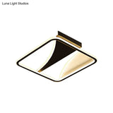 Ultra Thin Flush Metallic Led Ceiling Light - Warm/White Various Sizes Available