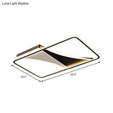 Ultra Thin Flush Metallic Led Ceiling Light - Warm/White Various Sizes Available