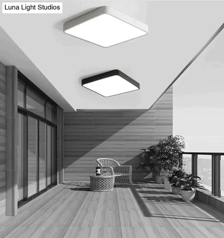 Ultra-Thin Led 5Cm Ceiling Light Modern Lamp Surface Mount Flush Panel Remote Control For