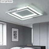 Ultra-thin Surface Mounted Modern LED Ceiling Lights Square Acrylic Ceiling Lamp Ceiling