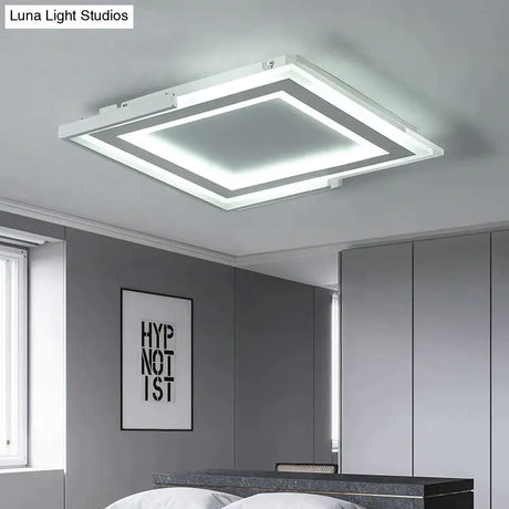 Ultra-thin Surface Mounted Modern LED Ceiling Lights Square Acrylic Ceiling Lamp Ceiling