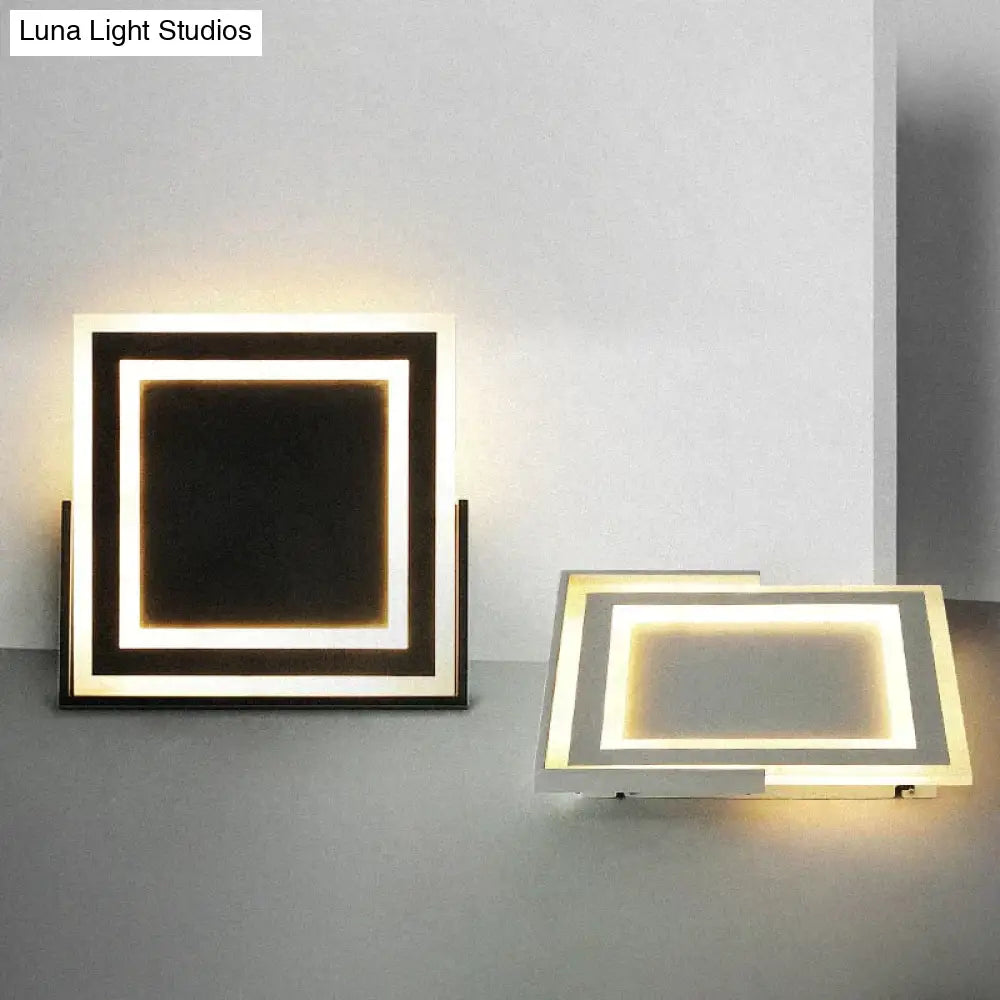 Ultra-thin Surface Mounted Modern LED Ceiling Lights Square Acrylic Ceiling Lamp Ceiling