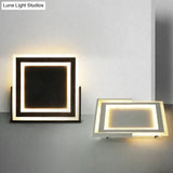 Ultra-thin Surface Mounted Modern LED Ceiling Lights Square Acrylic Ceiling Lamp Ceiling