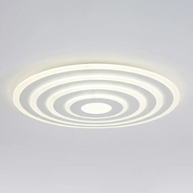 Ultra-Thin White Acrylic Led Ceiling Light - Contemporary Flush Mount Fixture