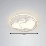 Ultrathin Led Flush Mount Bedroom Ceiling Fixture - Acrylic & Contemporary Lighting White / Third