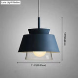 Upside Down Trifle Pendant Light With Metal Macarons Perfect Dining Room Table Lighting