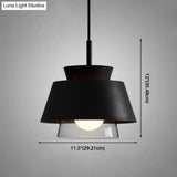 Upside Down Trifle Pendant Light With Metal Macarons Perfect Dining Room Table Lighting