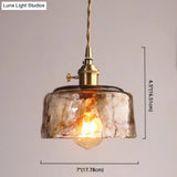 Vintage 1 Light Pendant Lamp Amber Alabaster Glass Pendant Lighting for Living Room