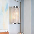 Vintage Aluminum Wall Lamp With Tassel Sconce Cylinder Shade In Gold/Silver - Set Of 2 Lights Silver