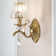 Vintage Brass Cone Wall Sconce Light For Living Room - Traditional Lighting (1/2 Heads) 1 /