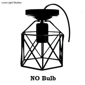 Vintage Ceiling Lights Birdcage Ceiling Lamp Shade Home Lighting Ceiling