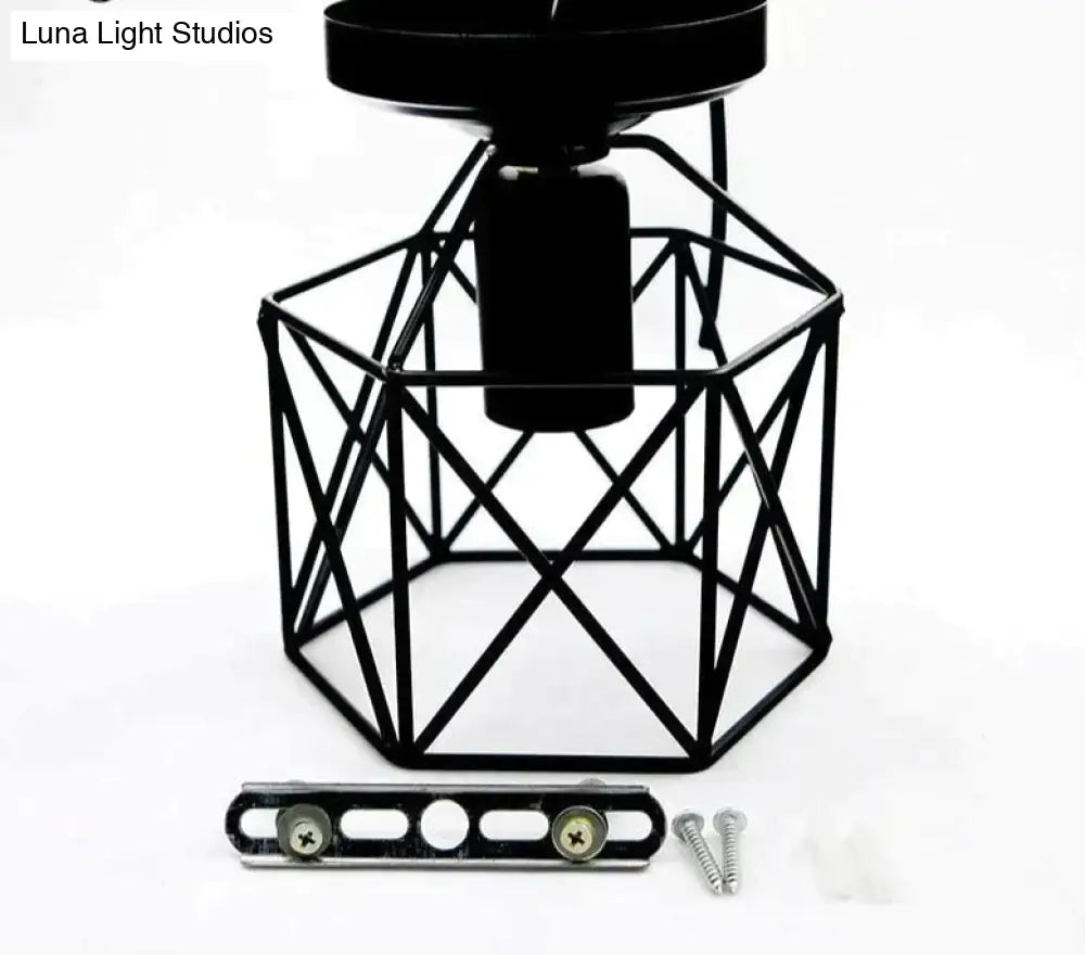 Vintage Ceiling Lights Birdcage Ceiling Lamp Shade Home Lighting Ceiling