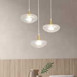 Vintage Clear Glass Chandelier: Oval Multi Light - 3 Bulb Pendant Lamp For Dining Room With Canopy