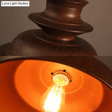 Vintage Double Bubble Pendant Light - Stylish Bronze Metal Ceiling (Indoor)