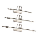 Vintage Led Rotatable Tube Wall Light For Bath Vanities - Metal Mounted Lighting Nickel / 22 White