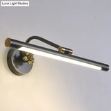 Vintage Metal Led Wall Mount Vanity Mirror Light With Adjustable Tube