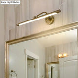 Vintage Metal Led Wall Mount Vanity Mirror Light With Adjustable Tube