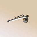 Vintage Metal Led Wall Mount Vanity Mirror Light With Adjustable Tube Black / 14 Natural
