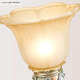 Vintage White Glass Wall Sconce With Crystal Accent And Gold Resin Arm