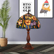 Virginie - 1-Light 1-Light chen Table Lamp Tiffany Bronze Night Light with Flower Stained Glass Shade Bronze