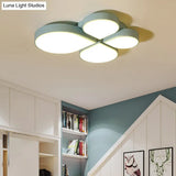 Waterdrop Acrylic Ceiling Light With Warm/White - Nordic Style For Bedrooms In White/Pink/Blue