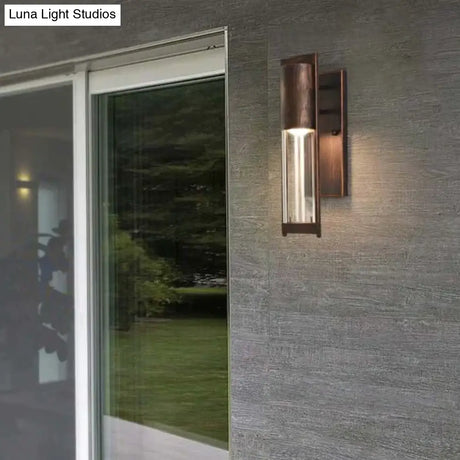 Waterproof Outdoor Led Wall Lighting Retro Vintage Bronze E27 Bulb For Garden Porch Sconce Street
