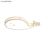 Whale Baby Cartoon Led Flush Mount Ceiling Light For Bedroom’ This Revised Title Maintains The