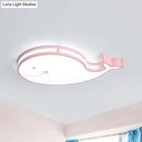 Whale Baby Cartoon Led Flush Mount Ceiling Light For Bedroom’ This Revised Title Maintains The