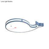 Whale Baby Cartoon Led Flush Mount Ceiling Light For Bedroom’ This Revised Title Maintains The