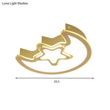 White Acrylic Flush Mount Designer Ceiling Light