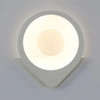 White Acrylic Slim Panel Led Wall Lamp For Dining Room - Eye-Caring & Contemporary Design / Sun