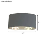 White Aluminum Led Wall-Mount Bedside Sconce For Bedroom With White/Warm Light