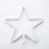 White Cartoon Shaped Led Nightstand Lamp Plastic Decorative Table Lighting For Bedrooms