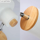 White Domed Wall Light: Angle Adjustable Metal Nordic Style Lamp - Ideal For Office Showrooms