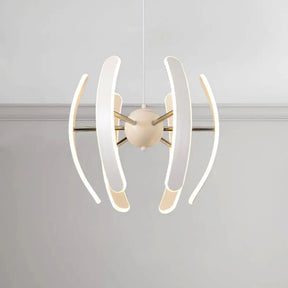 White Globe Pendant Chandelier - Postmodern Acrylic 1 Light Integrated Led