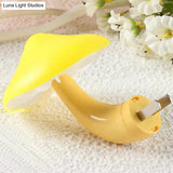 White Led Sconce Light Mushroom Wall Lamp - Elegant Plug In For Hallways