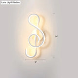 White Shaded Led Wall Light For Living Room - Simplicity Meets Acrylic Mount Lighting