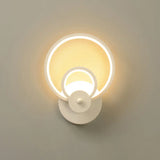 White Shaded Led Wall Light For Living Room - Simplicity Meets Acrylic Mount Lighting / C