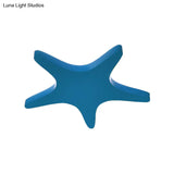 Yellow/Orange/Blue Led Cartoon Star Ceiling Light For Kids Room