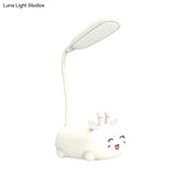Zoey - Sika Cartoon Deer Desk Lamp Plastic Kid Room Led Night Light With Flexible Arm In